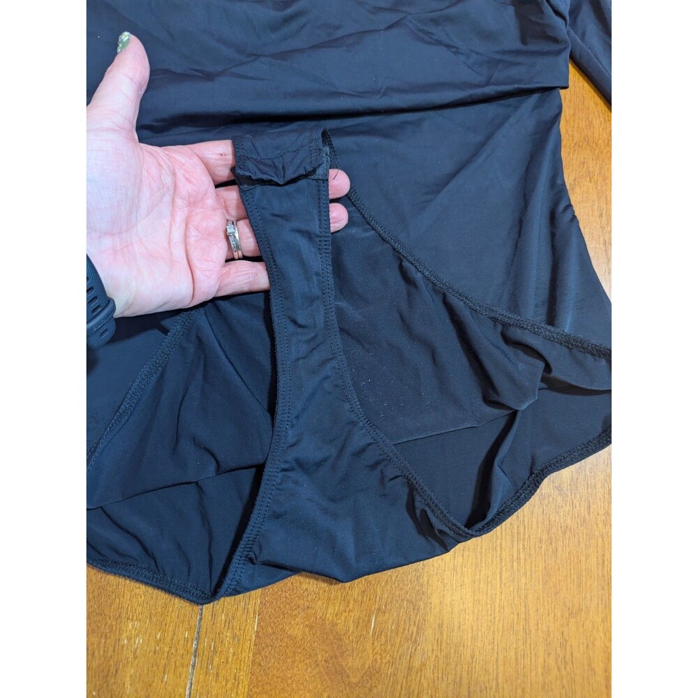 NWT Princess Polly Antilles One Shoulder Bodysuit Black Size 6 Ruched Party - Picture 2 of 6